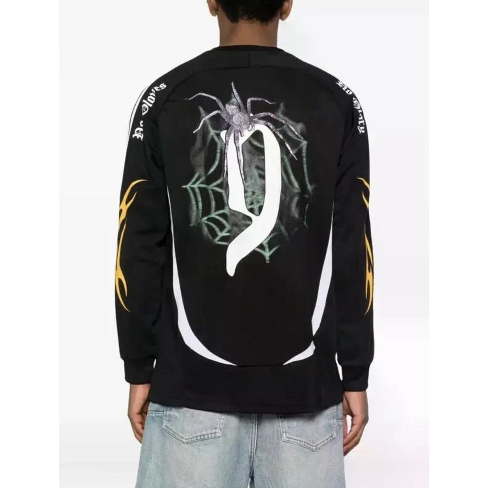 Sz S adidas Originals Long-sleeve Top Performance Spider Goalkeeper Shirt Black - Picture 3 of 7